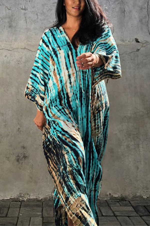 Weiches Freely - Lässiges Batik-Boho-Überwurfkleid für dich