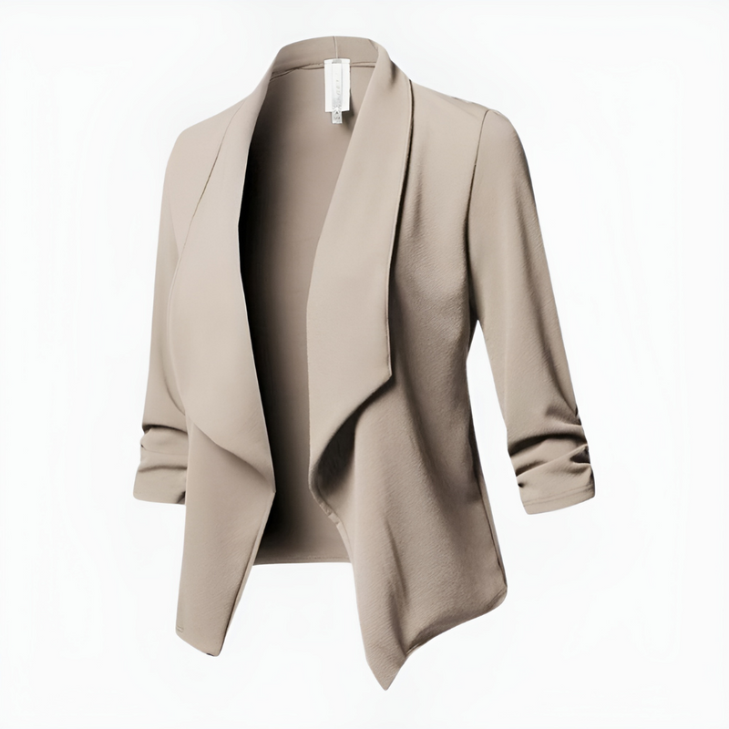 Eleganter Langarm Blazer Weicher Stil Für Damen Jacket