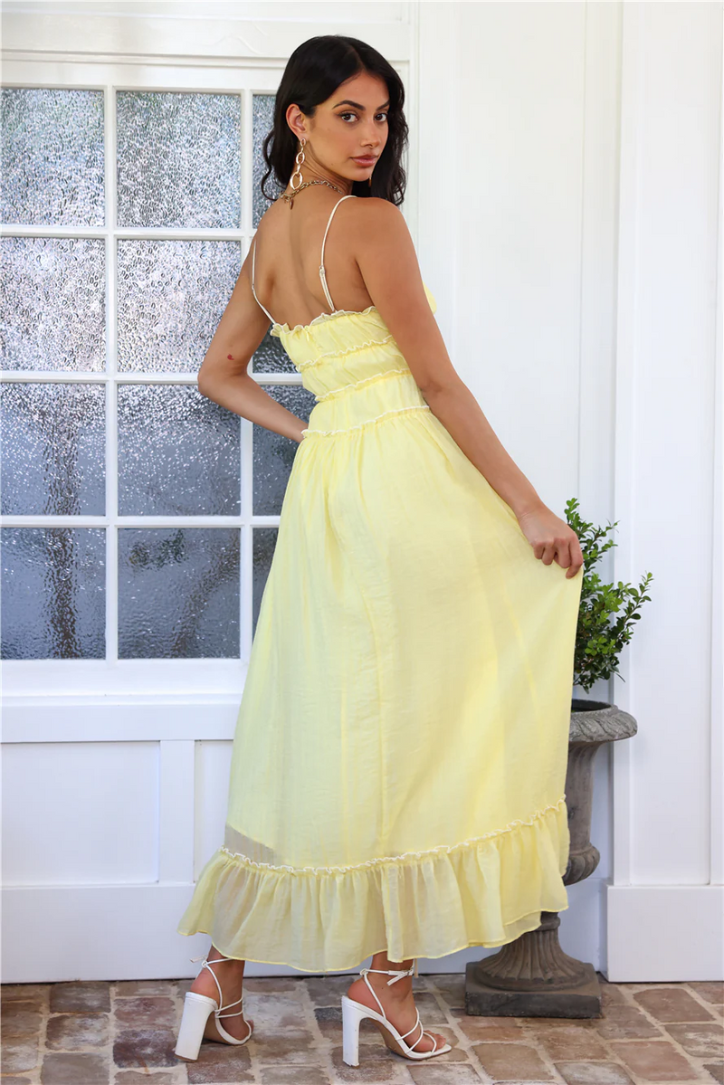Elegantes Cornelia Träger-Maxikleid für Damen im Sommer