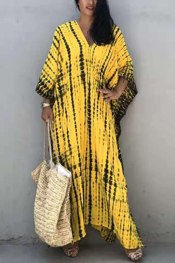 Weiches Freely - Lässiges Batik-Boho-Überwurfkleid für dich