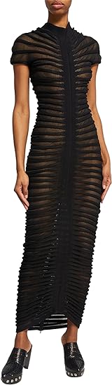Weiches Strickkleid mit kurzen Ärmeln für Frauen für dich