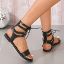 Kuschelige Schnürsandalen mit Knöchelriemen für dich