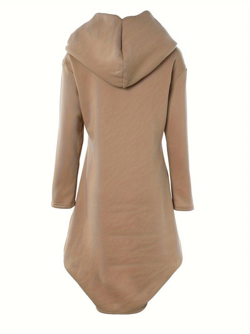 Elegantes Hoodie Kleid mit Kapuze für Frauen im Casual Stil