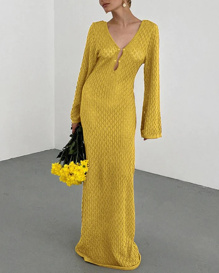 Schönes Leonie Maxikleid für Damen im Chic-Look
