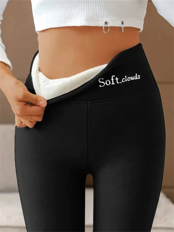 Ilona Kuschelige Damen-Winterhose mit warmem Plüschfutter