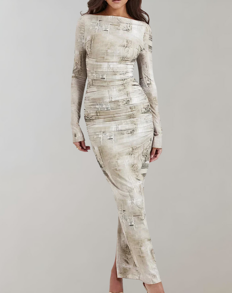 Elegantes Kleid mit langen Ärmeln für dich schön und chic