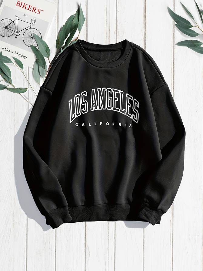Weiches Los Angeles für dich Bequemes Hoodie für Damen