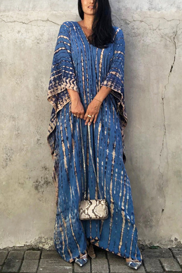 Weiches Freely - Lässiges Batik-Boho-Überwurfkleid für dich