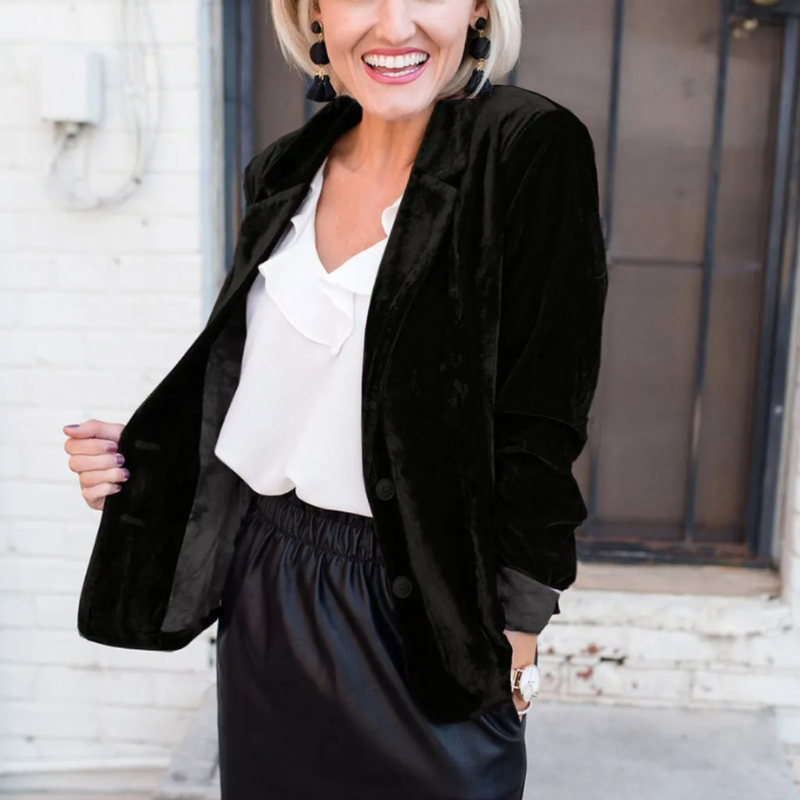 Weicher Schicker Eleganter Zeitloser Stil Für Büro Blazer