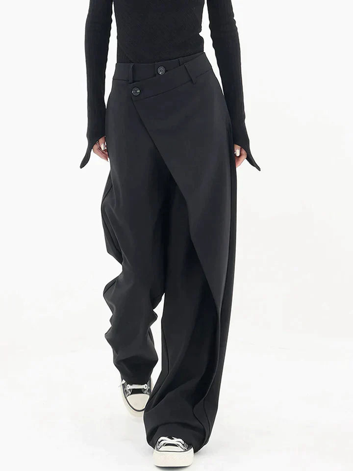 Warmes Asymmetrisches Design Für Dich - Schickes Kleid