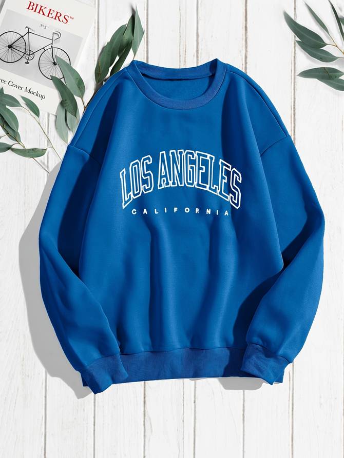 Weiches Los Angeles für dich Bequemes Hoodie für Damen