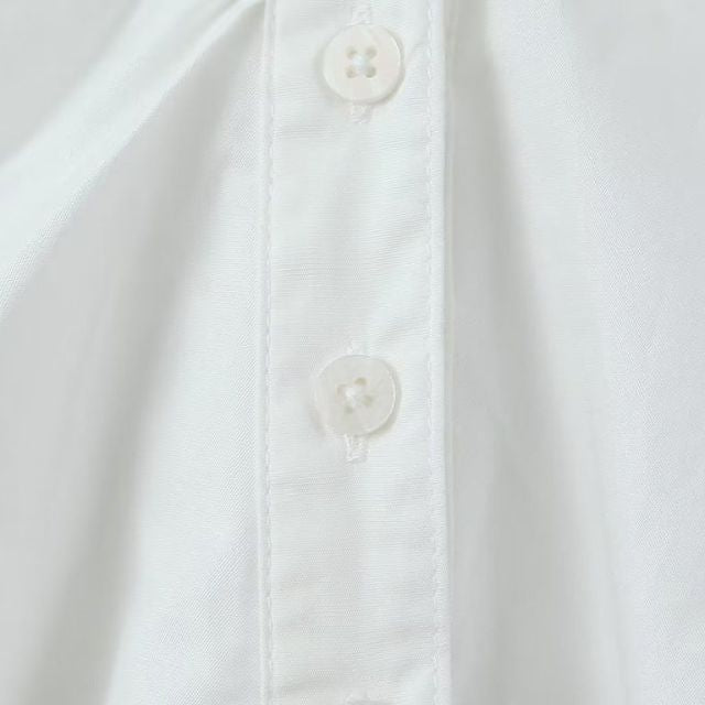 Elegantes Emma -Baumwoll-Minikleid mit Knopfleiste für Damen