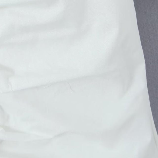 Elegantes Emma -Baumwoll-Minikleid mit Knopfleiste für Damen