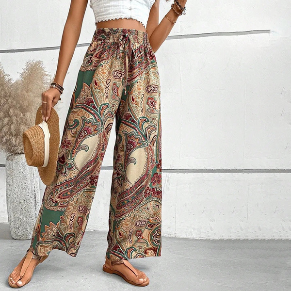 Viola Damen-Sommerhose mit weitem Bein für entspannte Tage