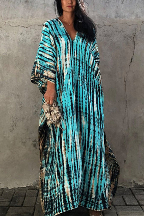 Weiches Freely - Lässiges Batik-Boho-Überwurfkleid für dich