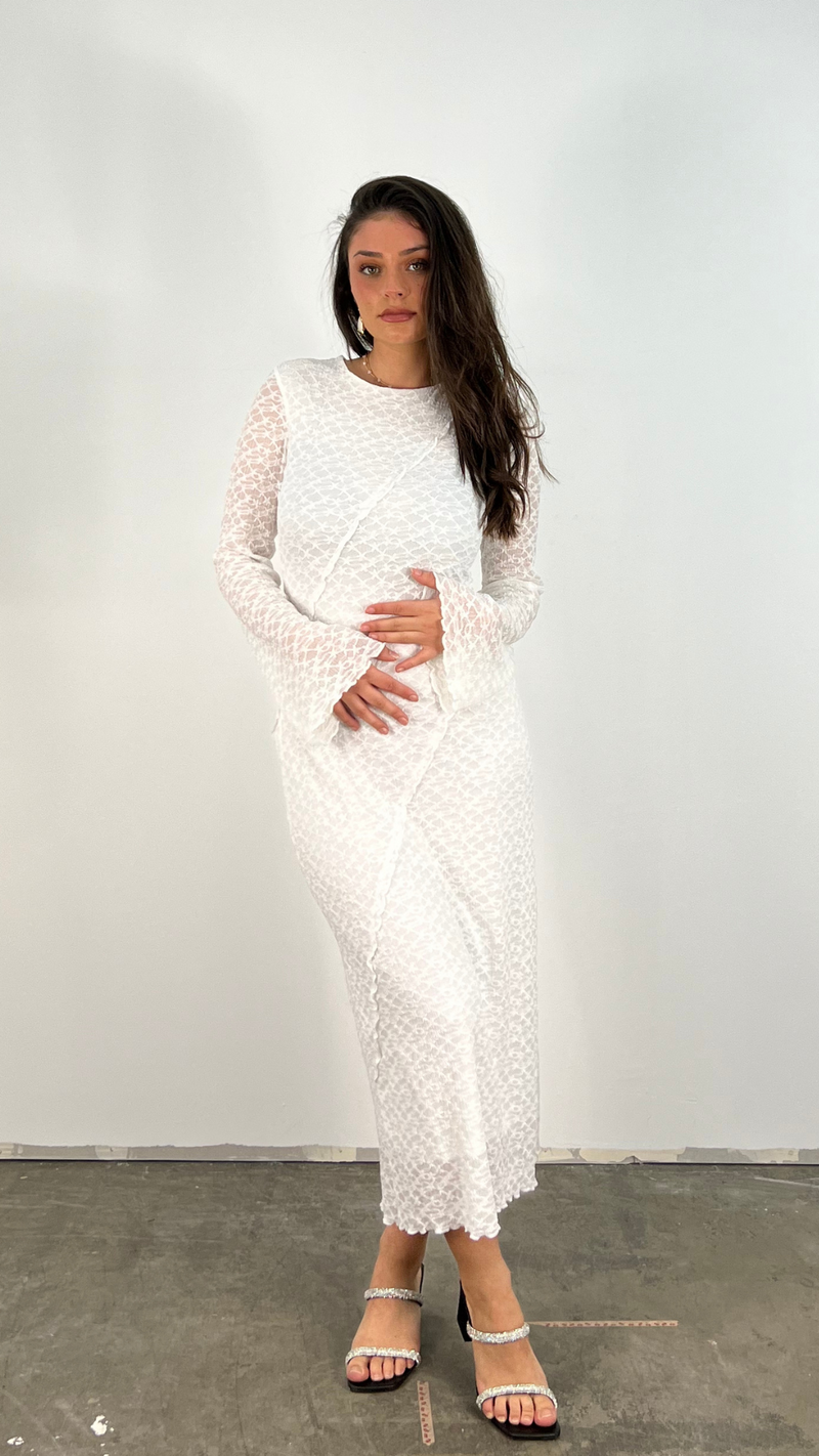 Bequemes Dress Spain Weiß für dich – Elegantes Kleid für dich