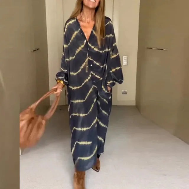 Weiches Langarmkleid für dich im tollen Boho-Stil