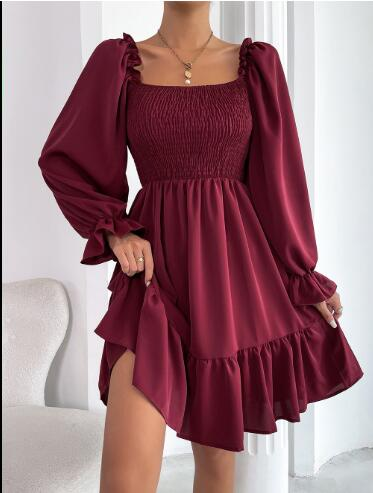 Elegantes Angelika Minikleid mit Raffungen für besondere Anlässe
