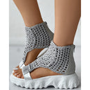 Schicke Elegante geflochtene Sandale für dich im Sommer