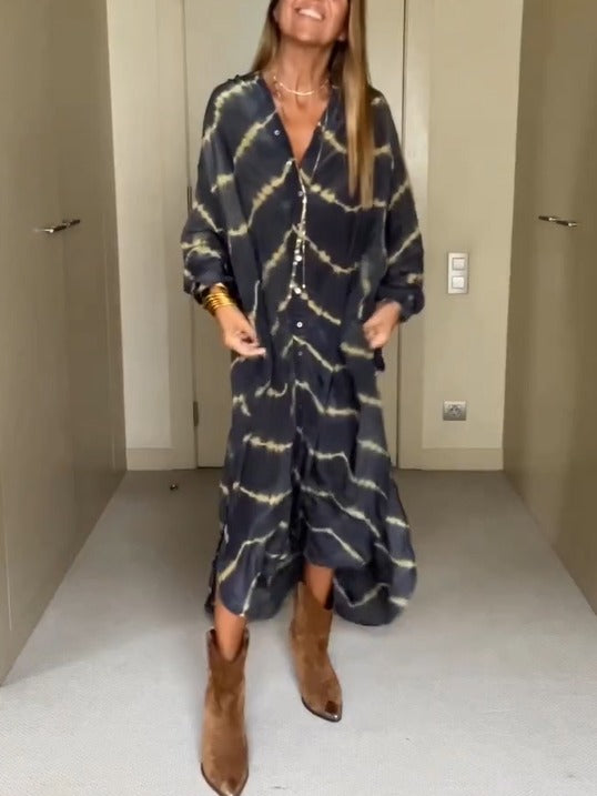 Weiches Langarmkleid für dich im tollen Boho-Stil