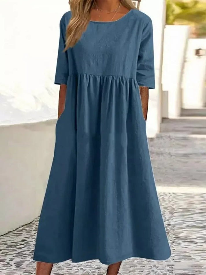 Elegantes Leichtes Kleid Für Frauen Für Dich Im Sommer