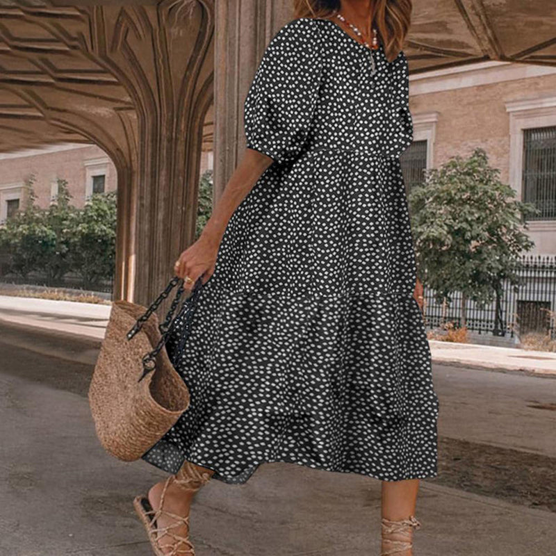 Bequemes Sommer Puffkleid für dich mit Luftiger Passform