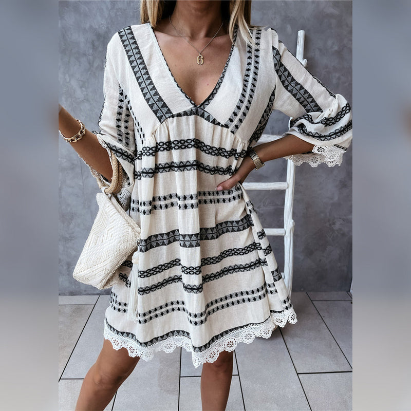 Stilvolle Mini-Kleid für Elegante Sommertage