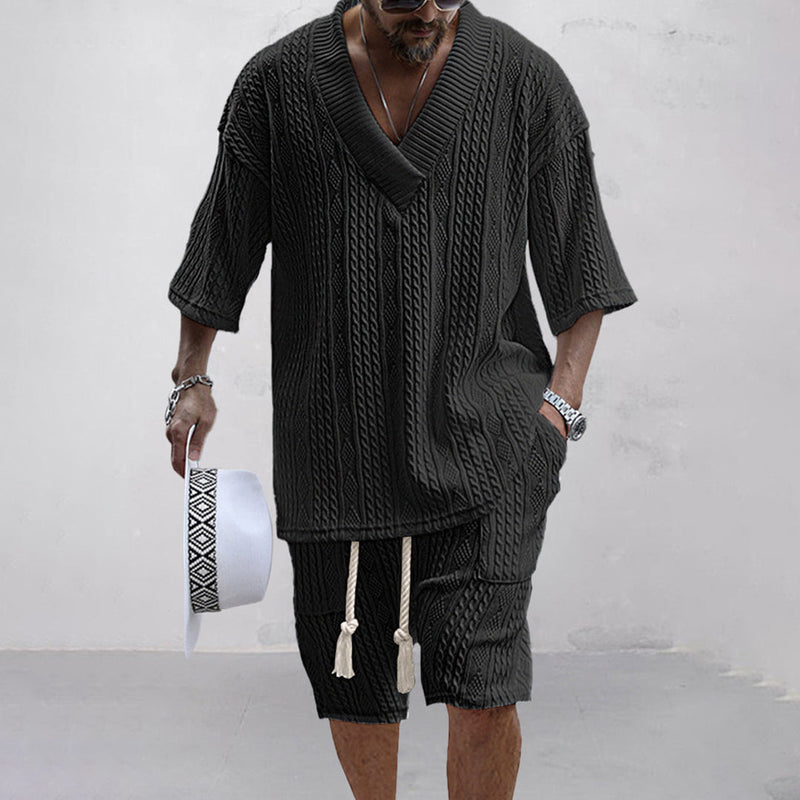 Stylisches, bequemes Shirt und Shorts-Set