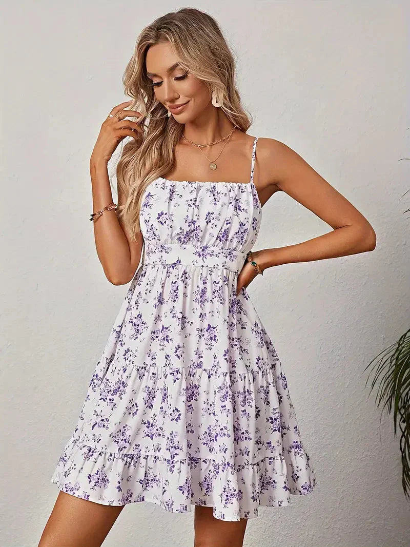 Schönes, Bequemes Emma Blumenkleid für Sommerpartys