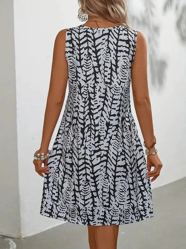 Luftiges Sommerkleid für Mädchen - Emma bedrucktes Minikleid