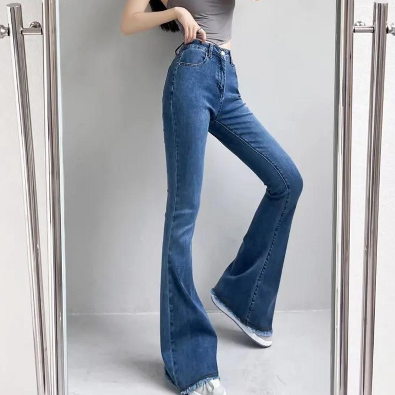 Helvi – Damen-Schlaghose mit hoher Taille
