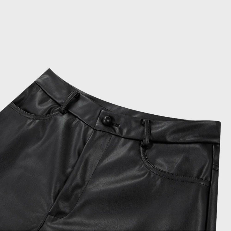 Jaska - Gerade geschnittene Lederhose