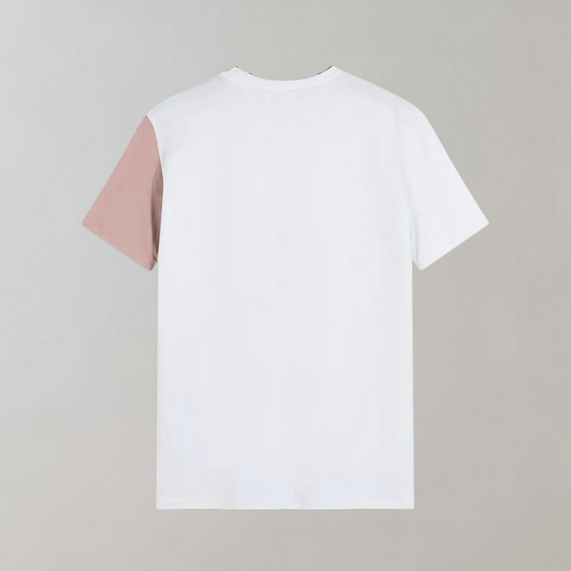 Lex - Lässiges Blockfarben T-Shirt für Herren