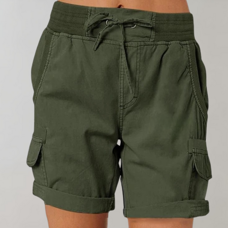 Dorthea – Damenshorts mit hoher Taille