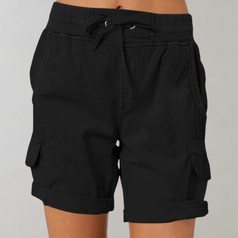 Dorthea – Damenshorts mit hoher Taille