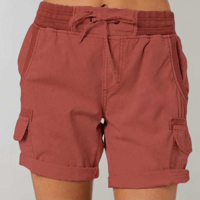 Dorthea – Damenshorts mit hoher Taille