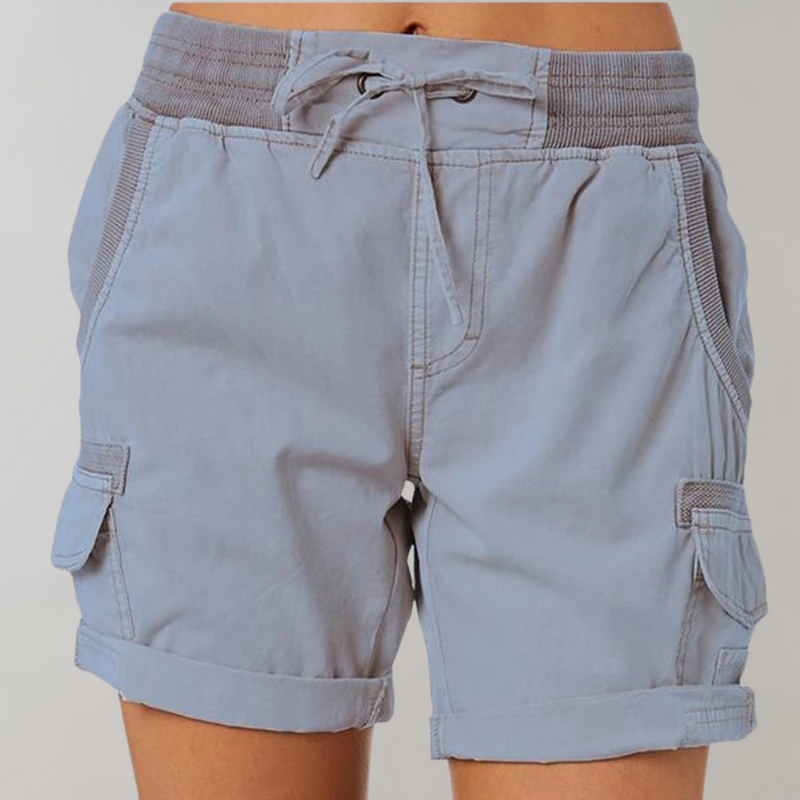 Dorthea – Damenshorts mit hoher Taille