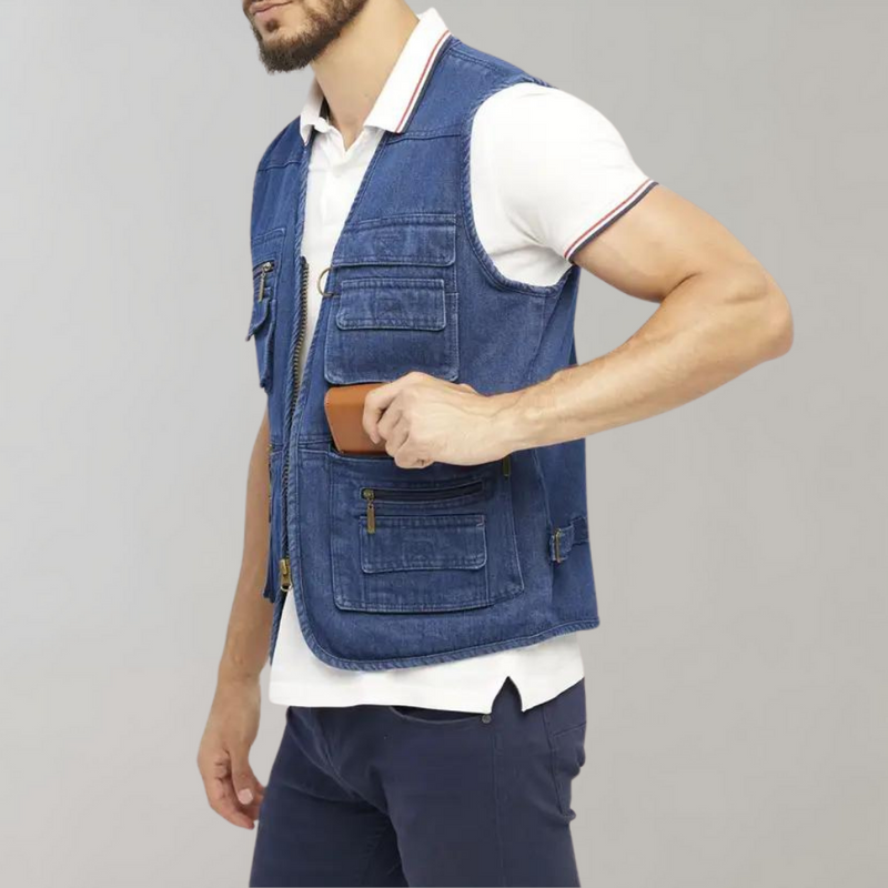 Bequemer und eleganter Pullover mit Taschen
