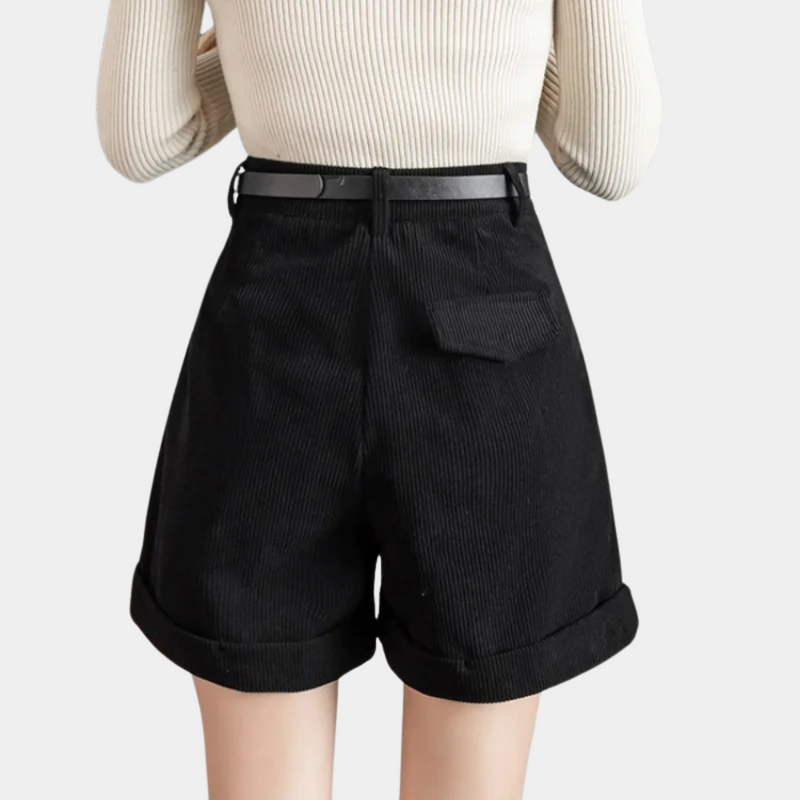Elmeena – Bequeme Corduroy-Damenshorts