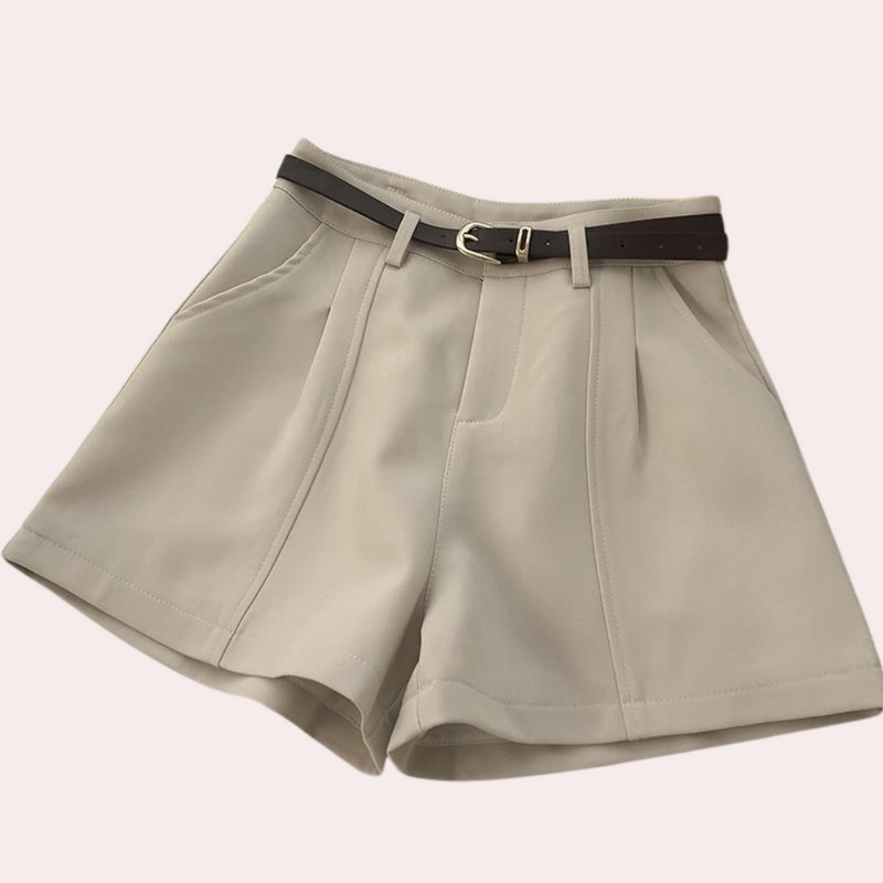 Elena – Stilvolle Damenshorts mit Weitem Bein