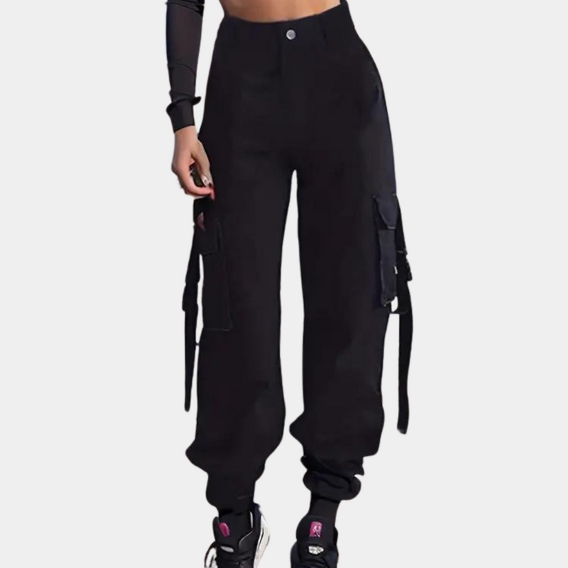 Noemi – Damen High-Waist-Cargohose
