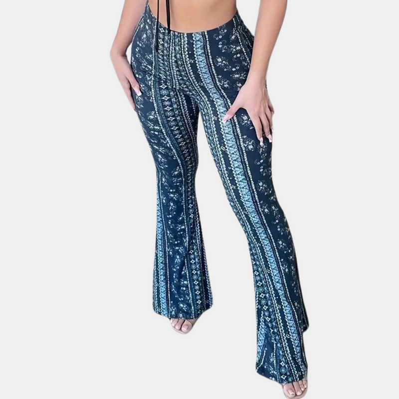 Elvera – Boho-Stil ausgestellte Damenhose