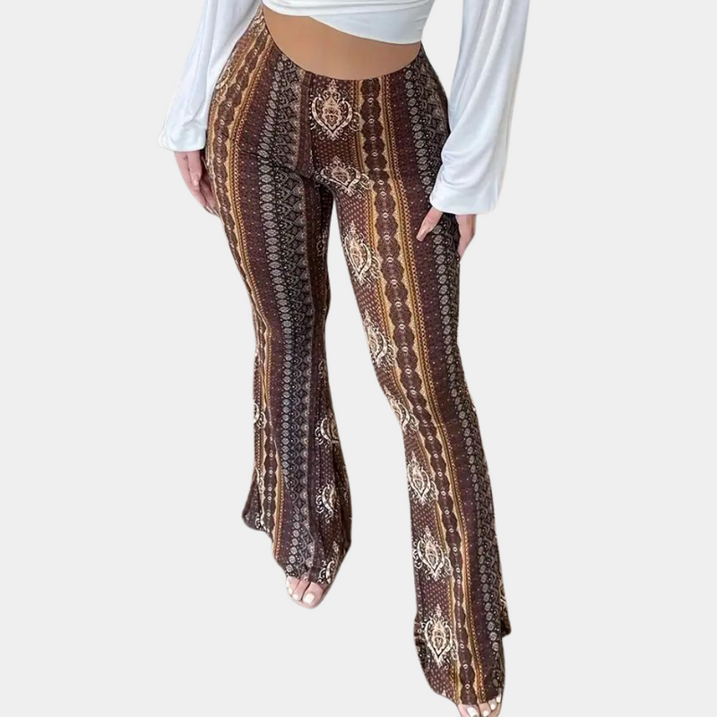 Elvera – Boho-Stil ausgestellte Damenhose