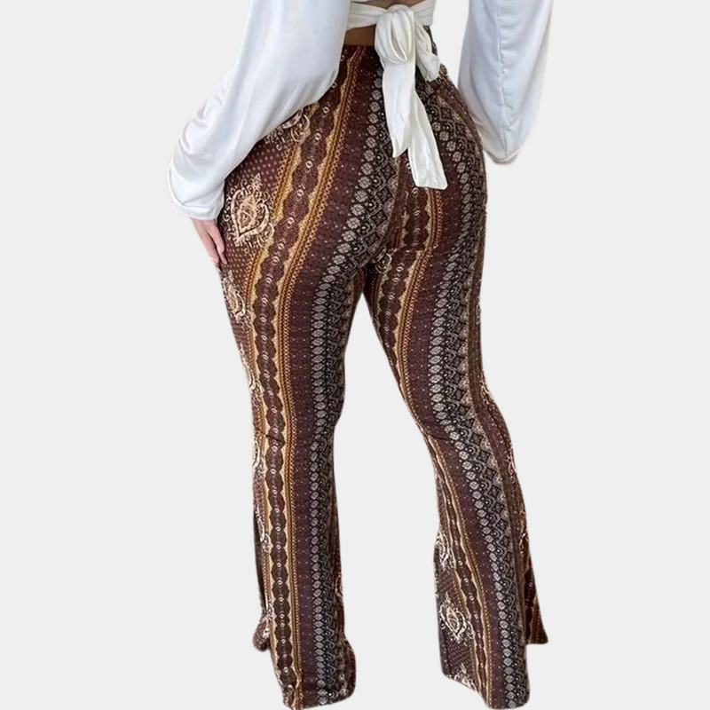 Elvera – Boho-Stil ausgestellte Damenhose