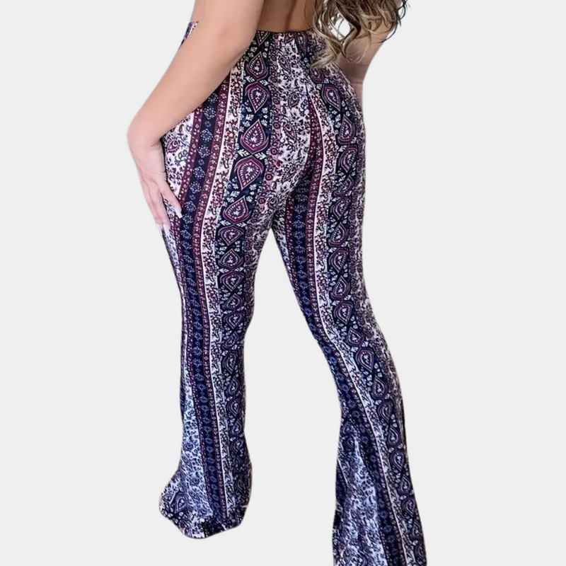 Elvera – Boho-Stil ausgestellte Damenhose