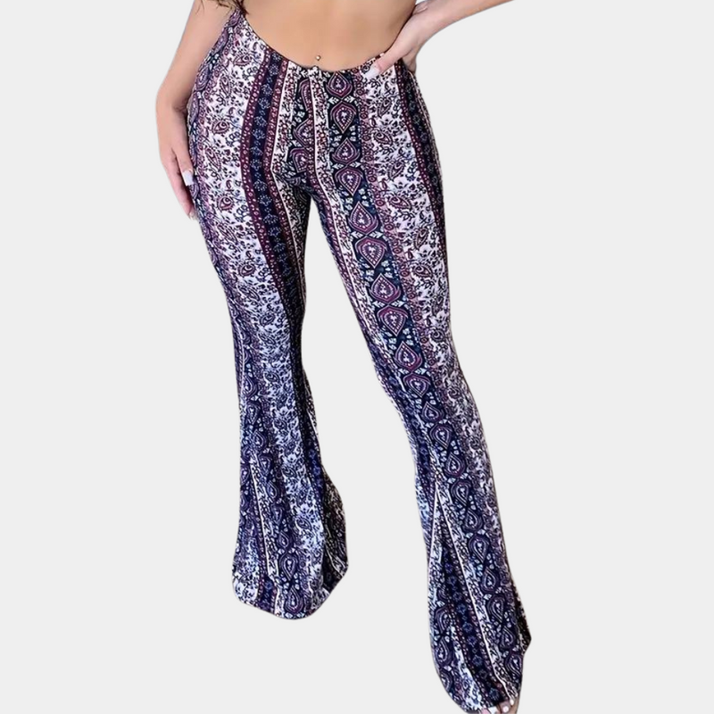 Elvera – Boho-Stil ausgestellte Damenhose