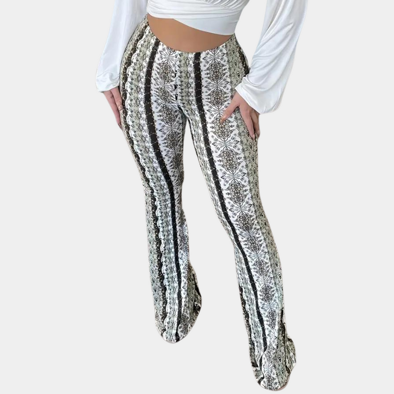 Elvera – Boho-Stil ausgestellte Damenhose