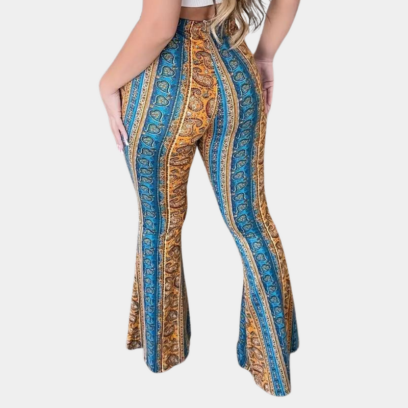Elvera – Boho-Stil ausgestellte Damenhose