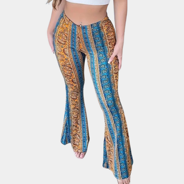 Elvera – Boho-Stil ausgestellte Damenhose