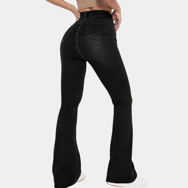 Colette – Casual ausgestellte Damenhose mit hoher Taille